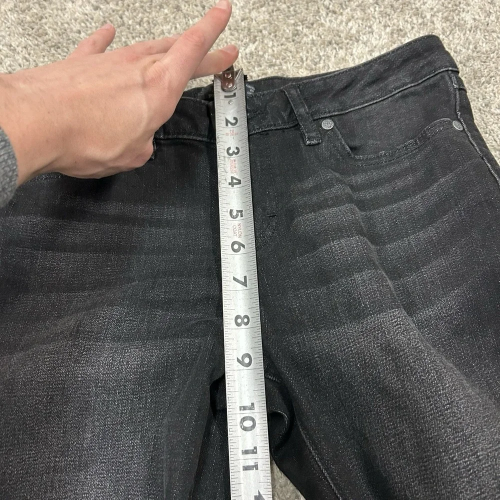 prAna‎ London Jeans Women's 4/27 Black Dark Wash Denim 30